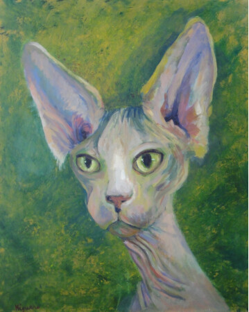 RETRATO DE GATO EGIPCIO