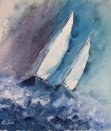 Boats in the storm