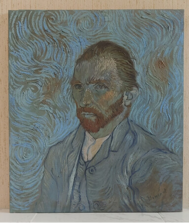 Vincent Van Gogh, Beautiful painting signed and sealed in oil on canvas.