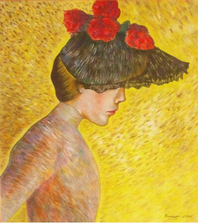 Mujer con sombrero