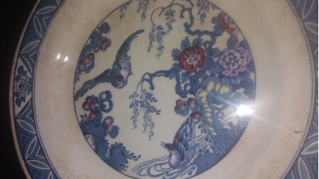 Plate Bristol England Ceramic  