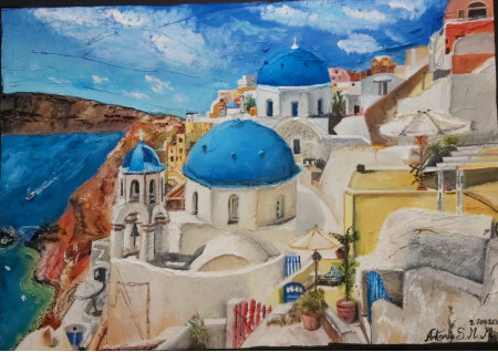 Santorini.