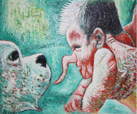 Bebé y su amigo
