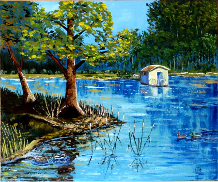 Banyoles, pesquera de Mata