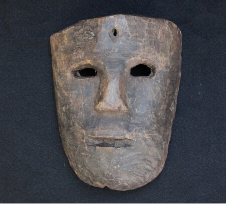 Máscara proveniente de la Costa de Oaxaca. 