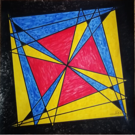 Rojo, azul y amarillo