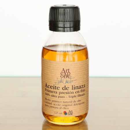 Aceite de lino para pintores