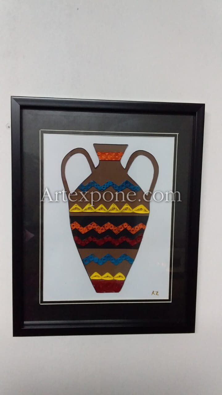 pandilla Tubería bosquejo Jarron Africano", Keiry . Obra de arte | Artexpone.com