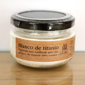 Pigmento blanco titanio 100g, para pintura artística al óleo