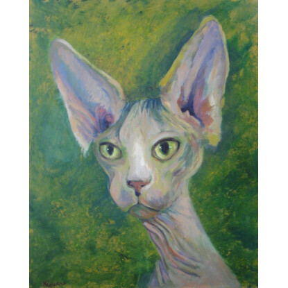 RETRATO DE GATO EGIPCIO