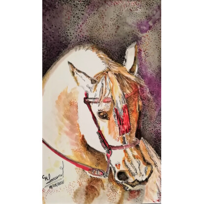 CABALLO PUNTILLISMO