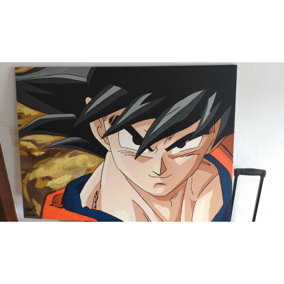 Lienzo GOKU - KAKAROTTO Art 1, 100% Óleo