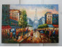 Paisaje Ciudad de Francia - Óleo sobre lienzo