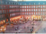 La Plaza Mayor de Madrid, Atardecer